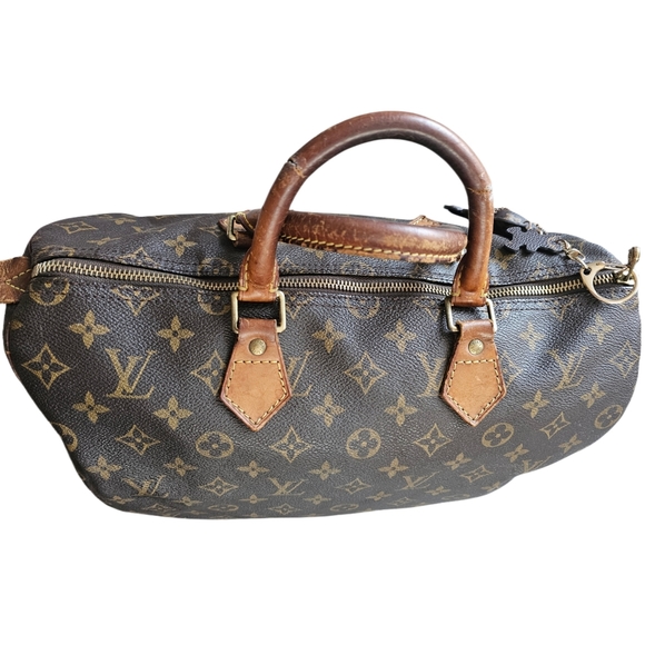 Vintage Louis Vuitton Monogram Speedy 35 Craftcutters Parts - Picture 14 of 16